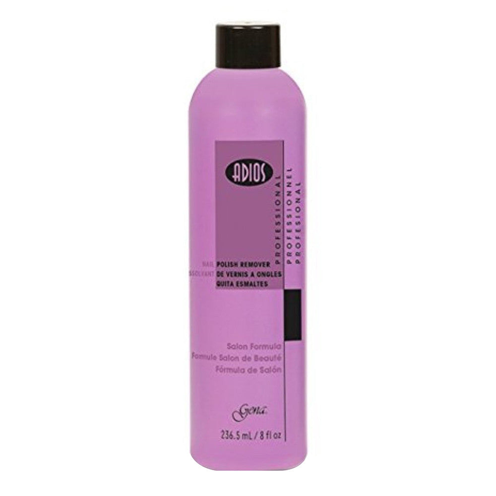 Gena Adios Pink Polish Remover, 8 Oz